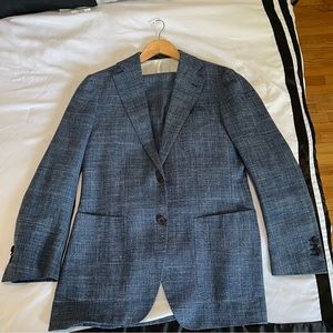 Suitsupply Blue Hudson FL Int US:40R EU: 50R